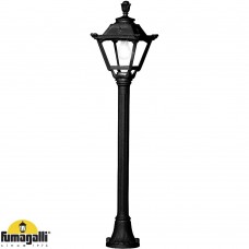 Φωτιστικό Κολώνα 110cm με Λάμπα LED 8.5W 969lm 230V CCT Ρητίνης Μαύρο IP55 Fumagalli Golia